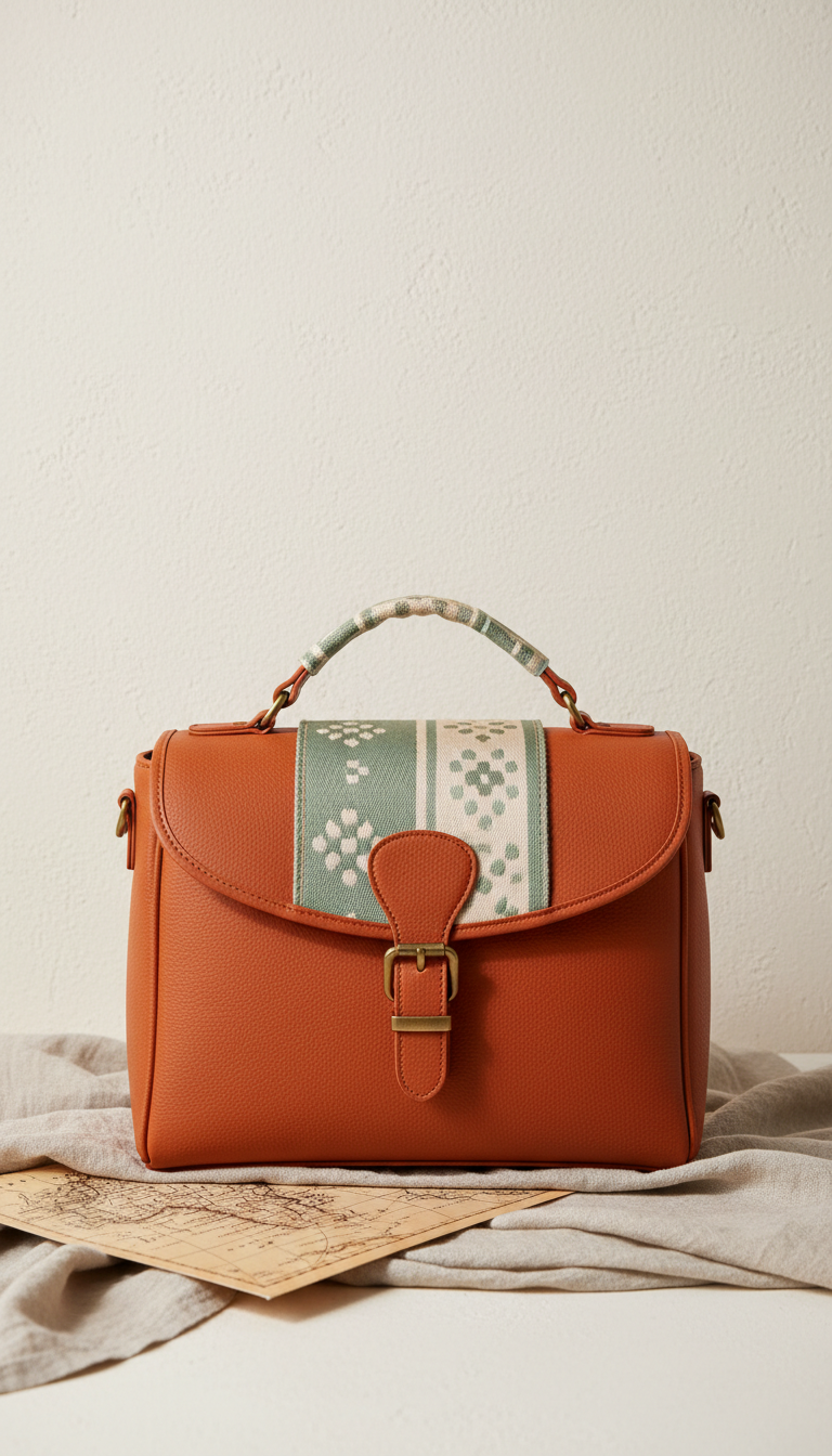 Spiced Tangerine travel satchel