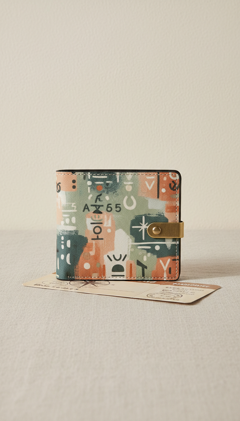 Deep Oasis passport wallet