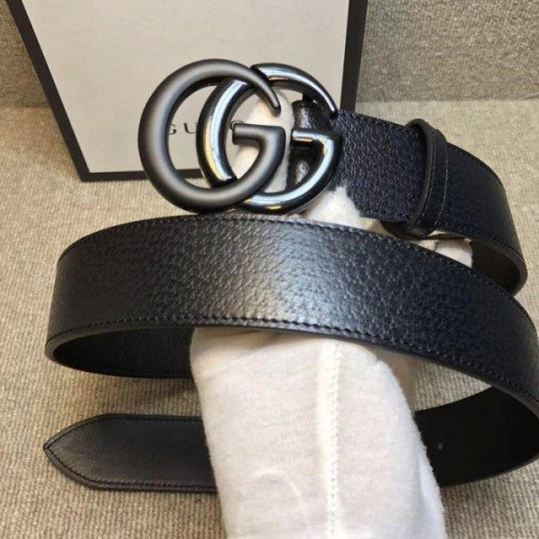 GUCCII FULL BLACK BELT WID OG BOX