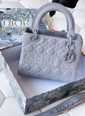 Chriistian Diiorr Lite Cannage Ultra Matte Handbag with premium quality box