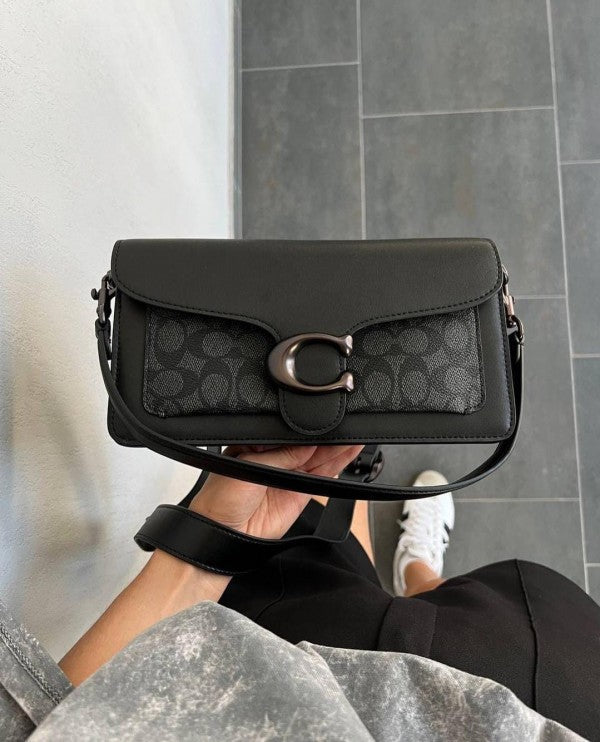 Coaach Tabby Shoulder Bag With Signature Canvas