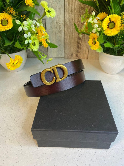 CD DIIOR LADIES BELT WID OG BOX CARD