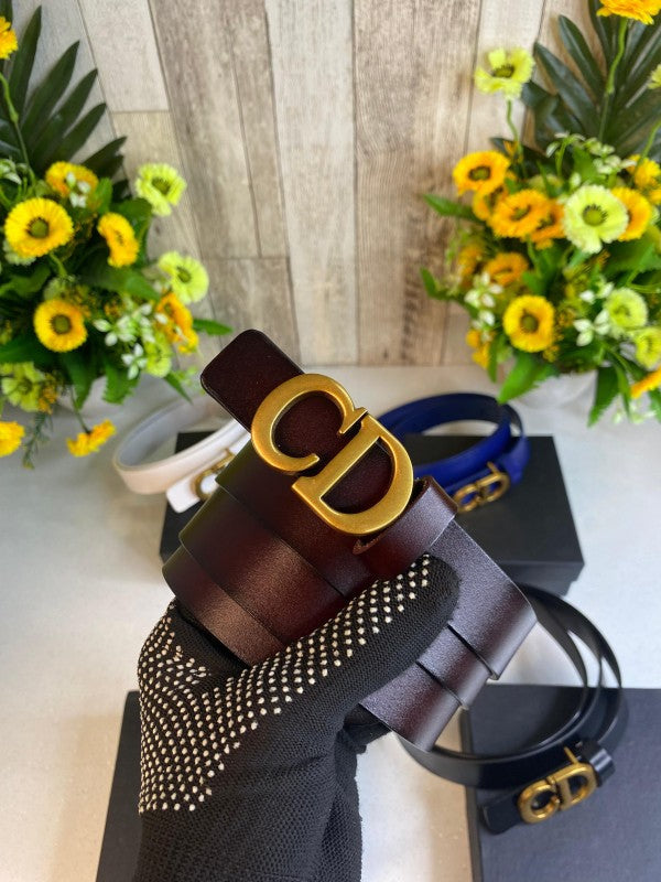 CD DIIOR LADIES BELT WID OG BOX CARD
