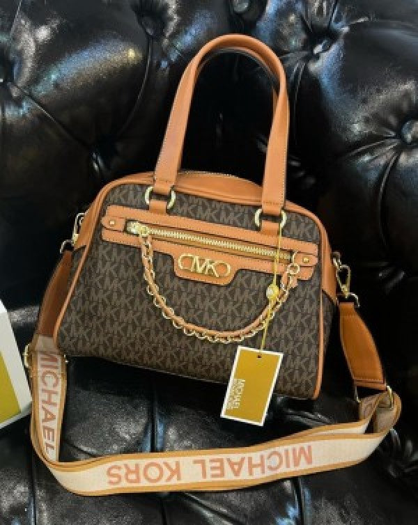 Miichael korrs willias burg boston bag with dust bag white