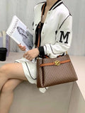 Miichael Korrs Jet Set monogram print shoulder bag