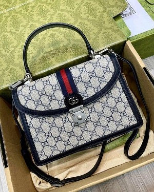 Guccii ophidia gg supreme top handel bag with Folding-box bigsize