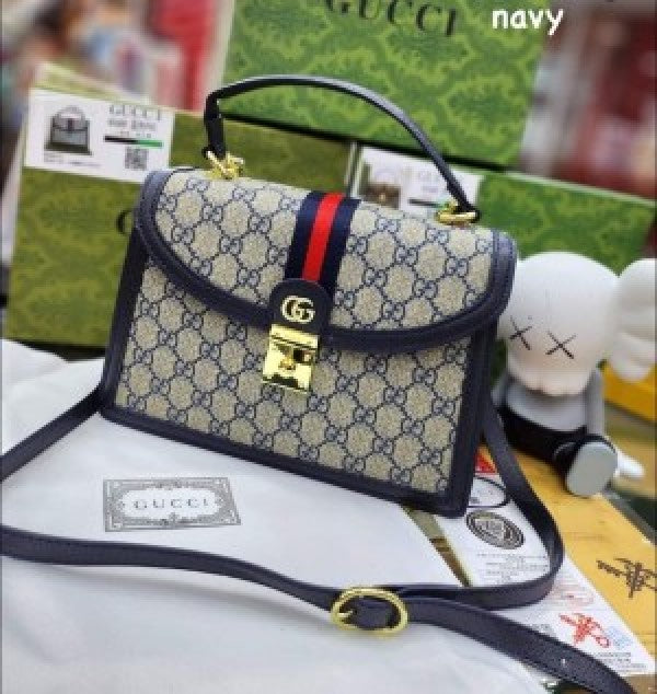 Guccii ophidia gg supreme top handel bag with Folding-box bigsize