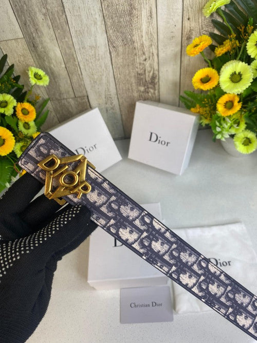 CD DIIOR MENS BELT WID OG BOX CARD & DUST BAG