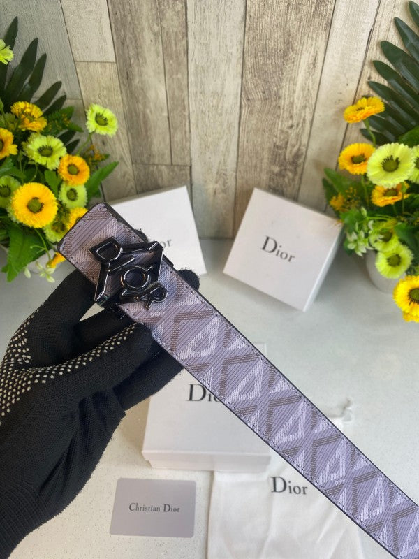 CD DIIOR MENS BELT WID OG BOX CARD & DUST BAG