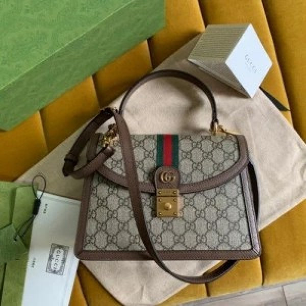 Guccii ophidia gg supreme top handel bag with Folding-box bigsize