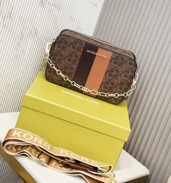 Miichael Kors Camera Sling Bag With Box & Dust Bag & Sling Belt