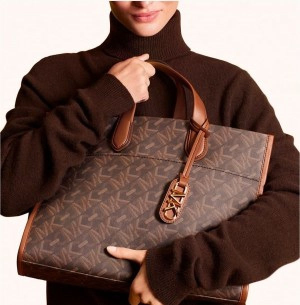 Miichael Korrs Gigi Large Empire Signature Tote bag