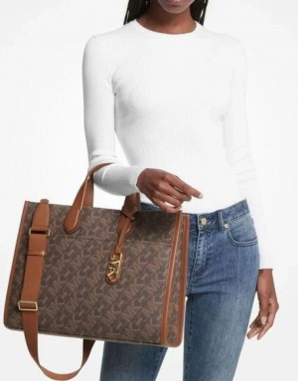 Miichael Korrs Gigi Large Empire Signature Tote bag