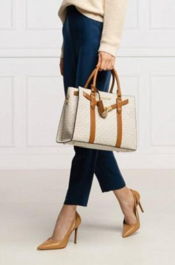 Miichael Kors MK Nouveau Hamilton Large Satchel Bag With Dust Bag