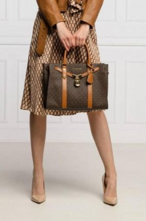 Miichael Kors MK Nouveau Hamilton Large Satchel Bag With Dust Bag