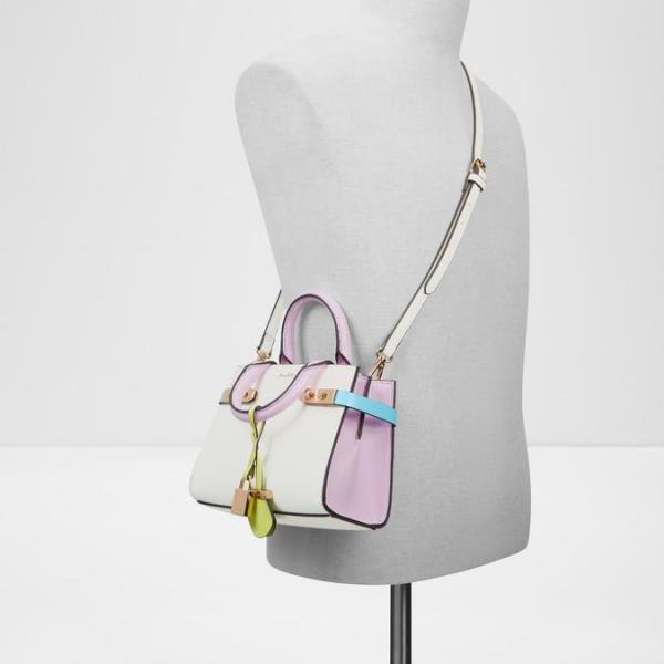 Aldoo Lisbon Womens White Satchel with box