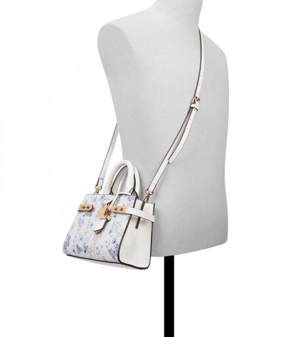 Aldoo Lisbon Womens White Satchel with box