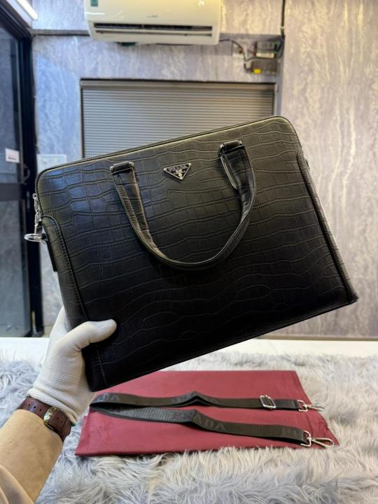 praada Polished Premium Quality Laptop Bag