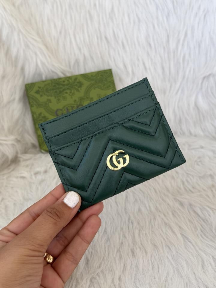 Guccii Marmont Unisex Card Holder With Box