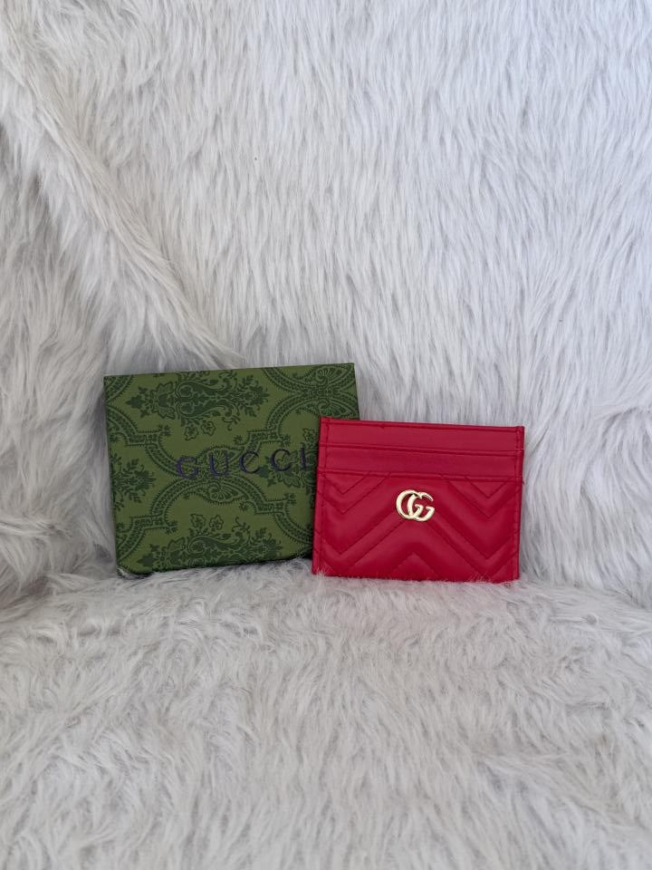 Guccii Marmont Unisex Card Holder With Box