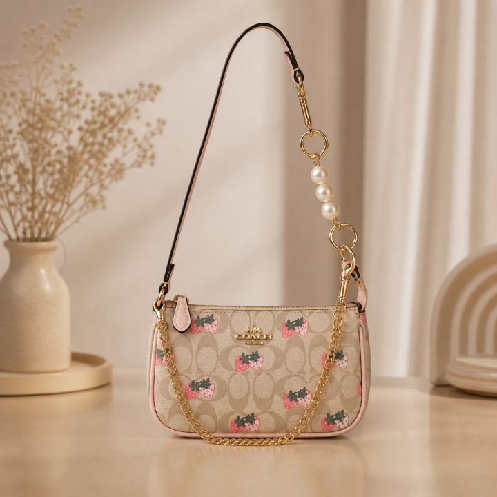 Coaach Nolita Classy Flower Patch Sling Bag With box