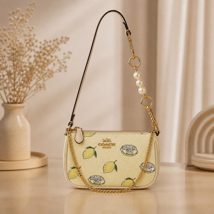 Coaach Nolita Classy Flower Patch Sling Bag With box