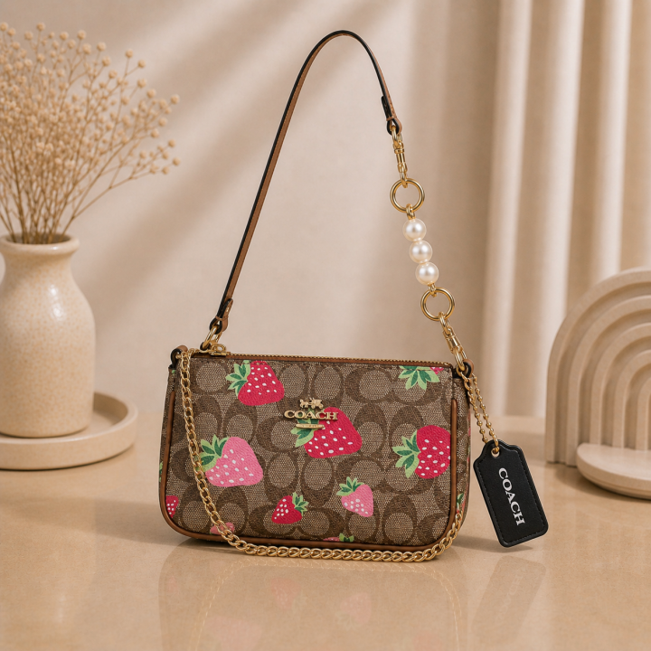 Coaach Nolita Classy Flower Patch Sling Bag With box
