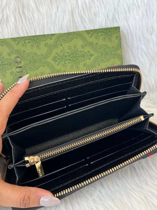 Guccii Zippy Long Wallet With Original Box