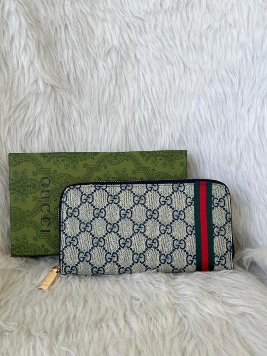 Guccii Zippy Long Wallet With Original Box