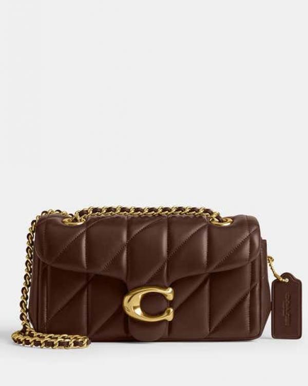 Coaach Tabby Quilted Leather Shoulder Bag With Box Dust bag Bill