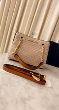 miichael kors emilia logo mini tote bag