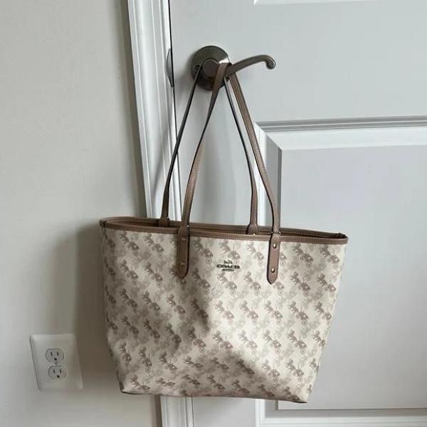 Coachh canvas City Tote With DustCover