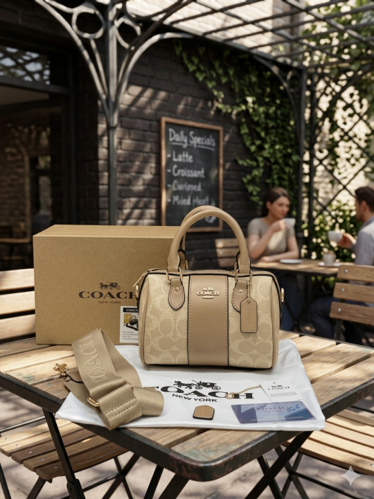 Coacch Rowan Mini apricot original box premium quality