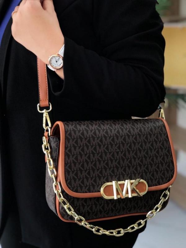 Michaell Kors Parker Shoulder Bag With CarryBag & DustCover