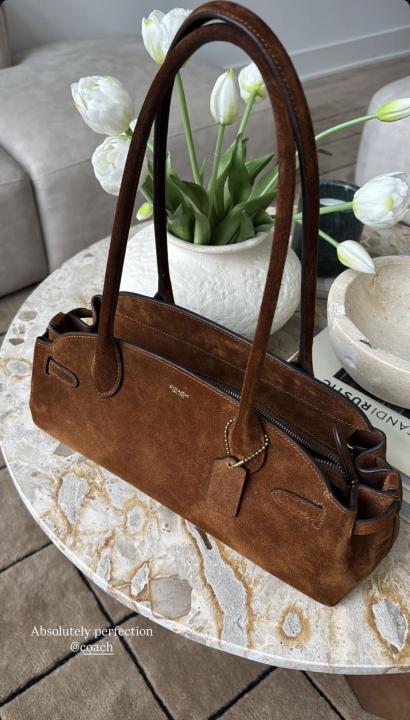 Coachh Empire CarryAll Shoulder Bag With DustCover