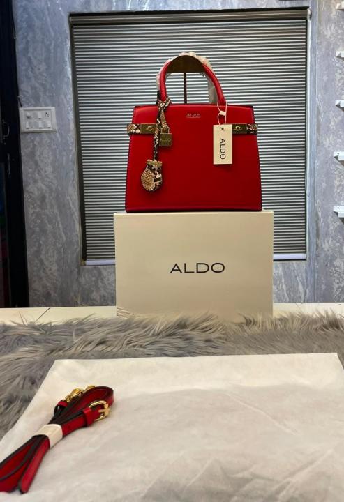 Aldoo Lisbon Womens White Satchel with box