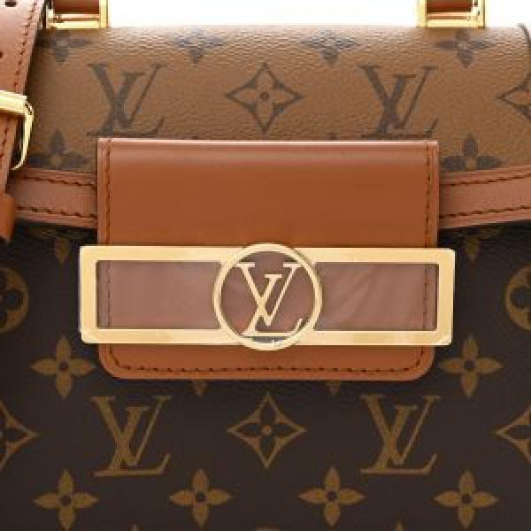 Louiis Vuitton Reverse Mongram Dauphine Capitale bag with premium quality box
