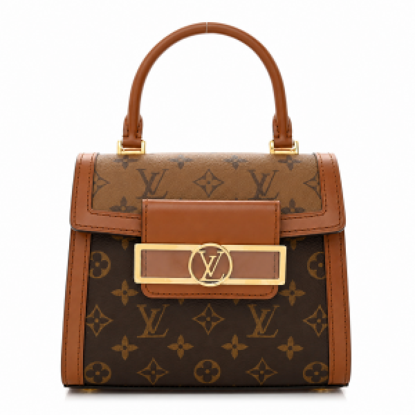 Louiis Vuitton Reverse Mongram Dauphine Capitale bag with premium quality box
