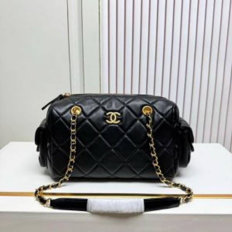 CHANELL BOWLING QUILTED HANDBAG WITH PREMIUM QUALITY BOX