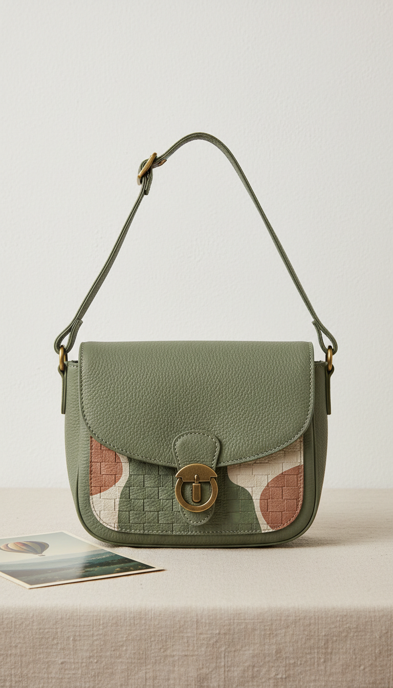 Minted Sage crossbody purse