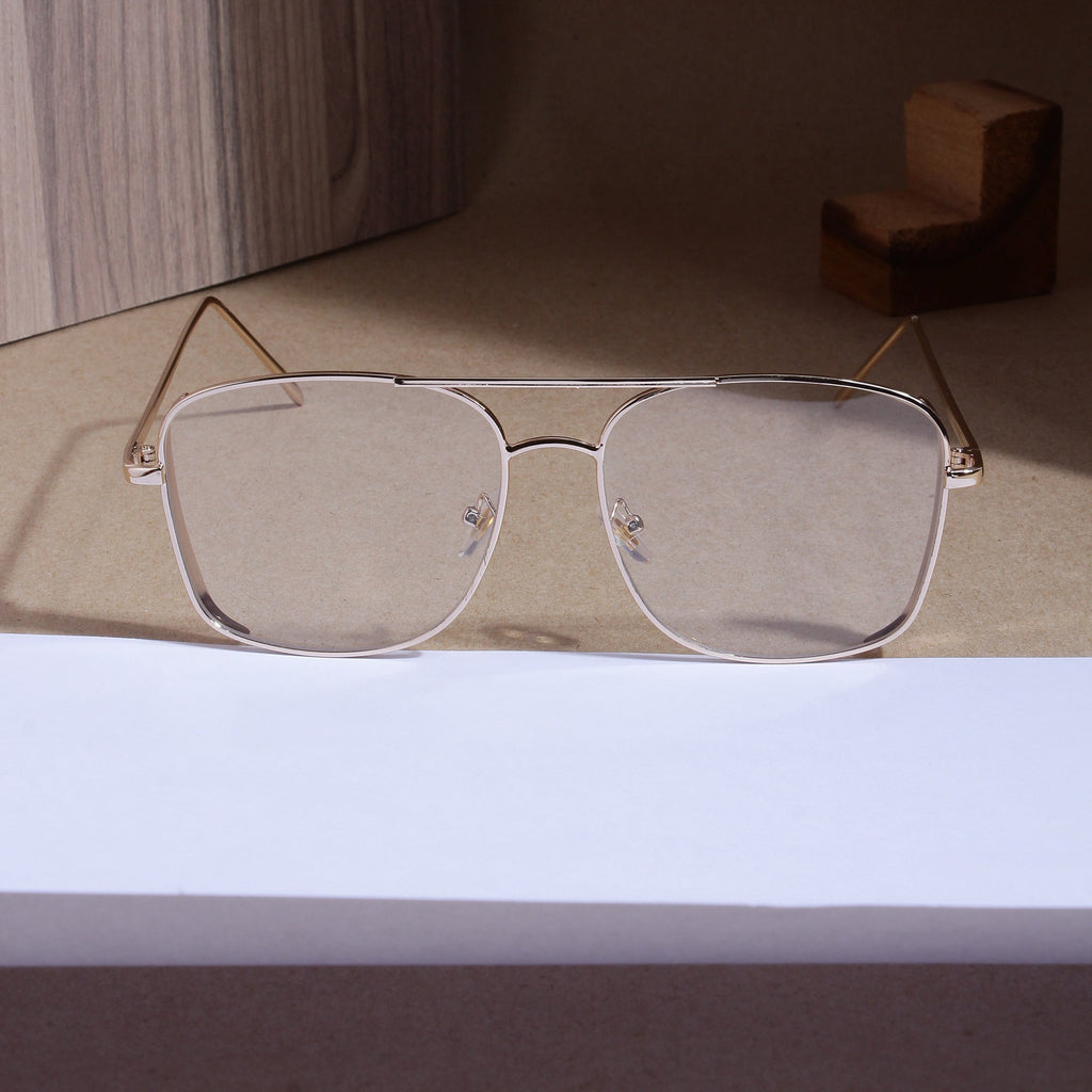 Lumiina Stylish Gold Day night unisex Sunglasses