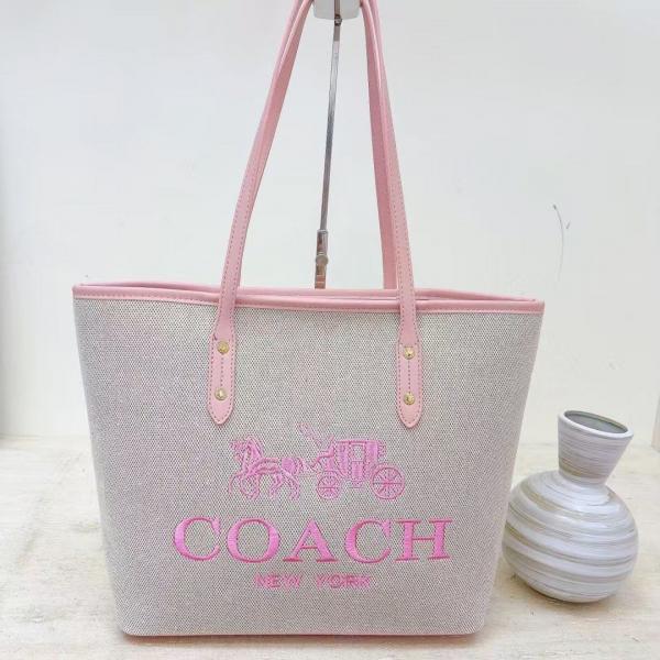 Coaach voyager jet set print tote bag with dust bag