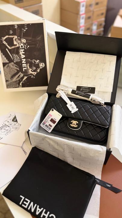 Channel Jumbo Large Highend Shoulder Bag With Original Double Box Packing RibbonPack Box