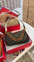GUEESS DEA TOP ZIPPER SHOULDER BAG WITH BOX