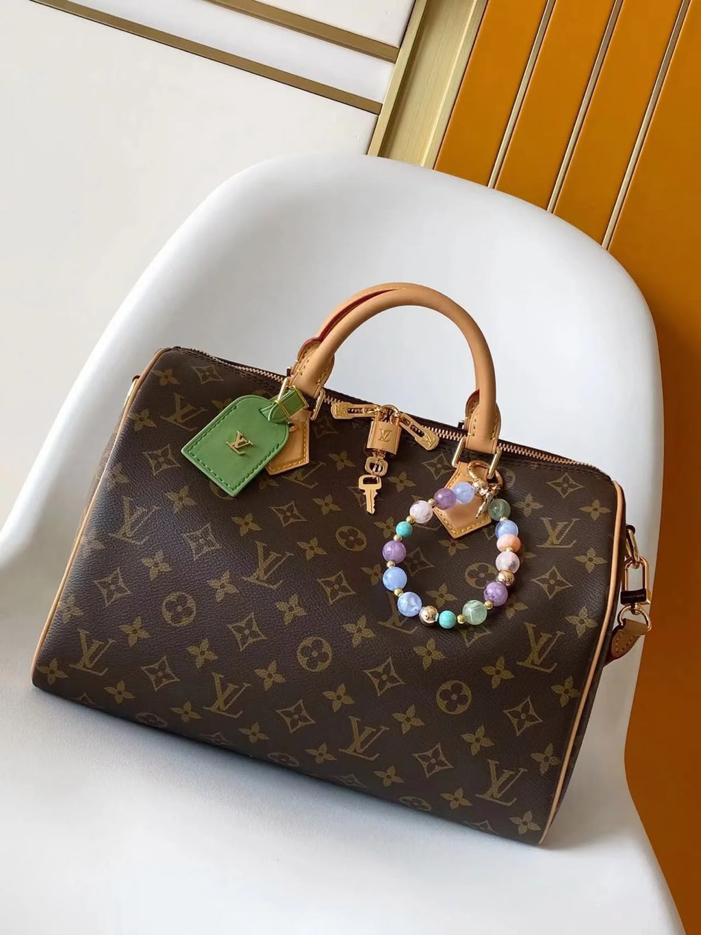 Louiss Vuitton Speedy Soft bag with premium quality box packing