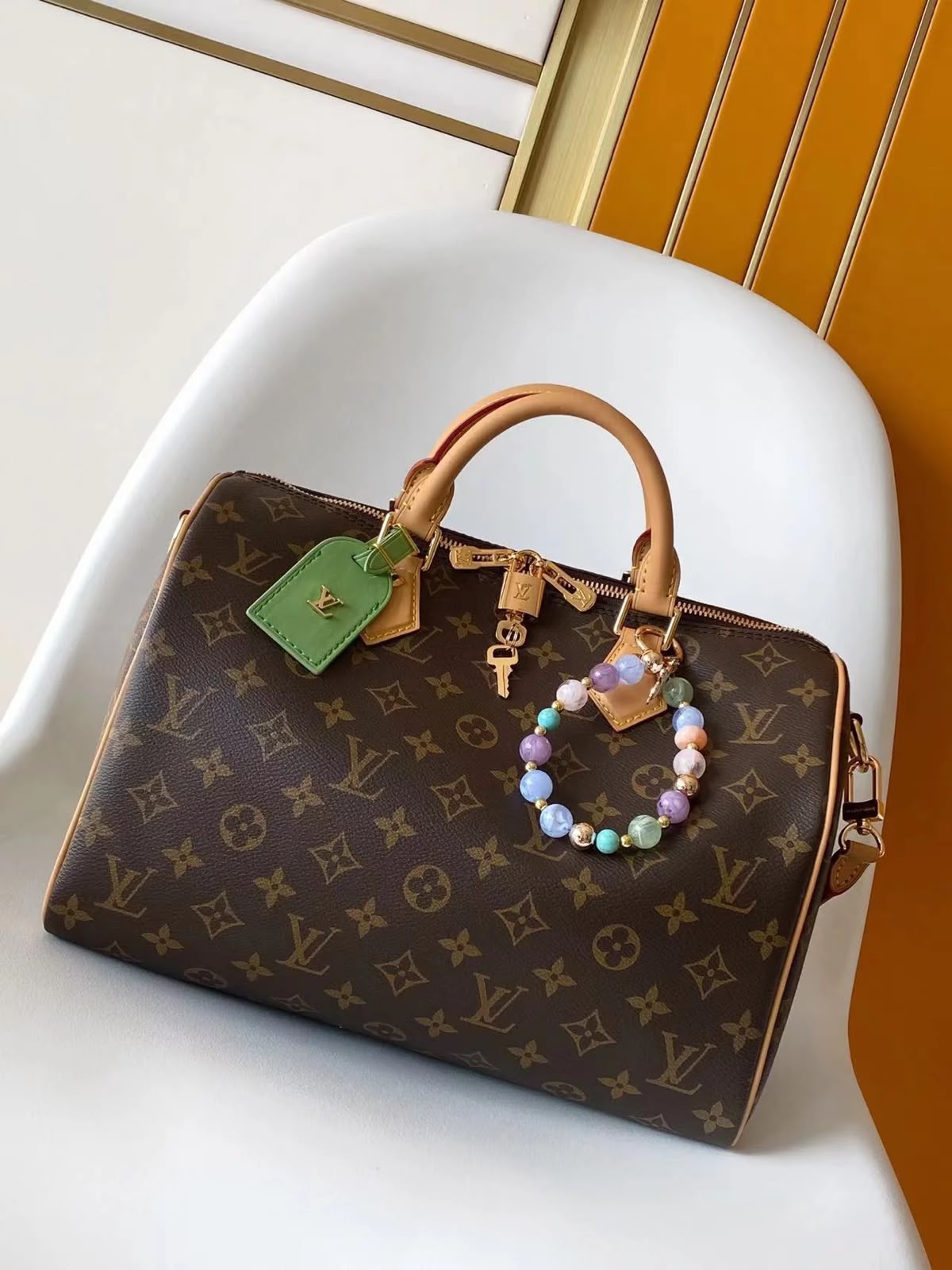 Louiss Vuitton Speedy Soft bag with premium quality box packing