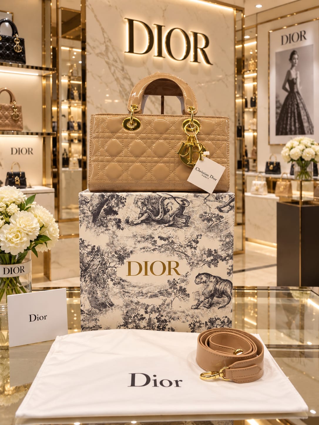 Christiian diorr lady bag with premium quality box