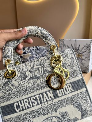 Christiian Diorr Lady Tiger Print Black Sling Bag With Box Dust bag Sling belt