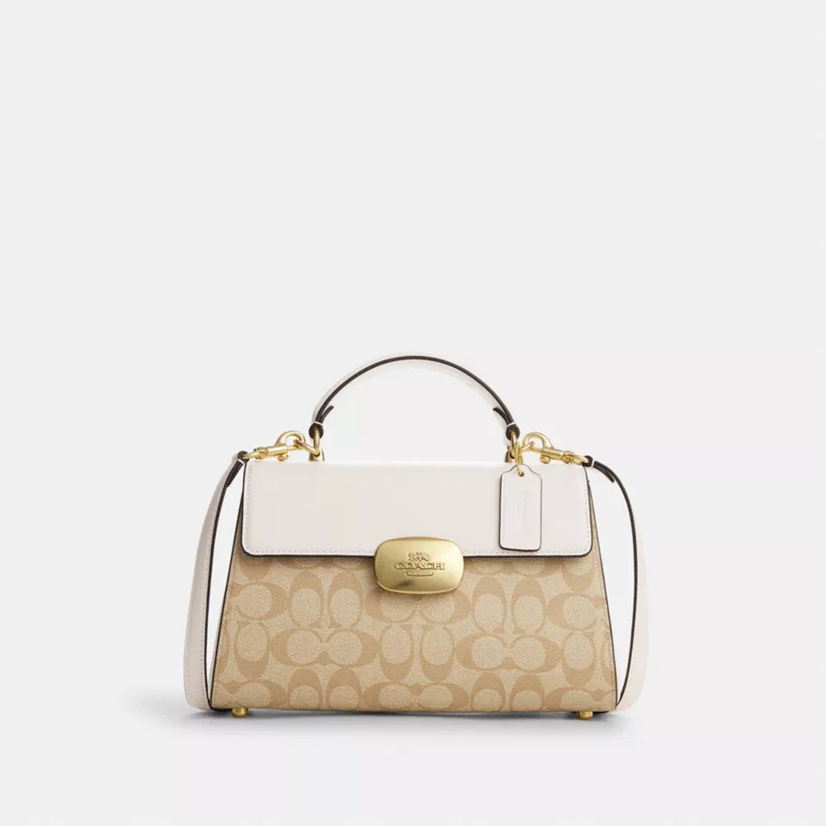 COAACH Eliza Top Handle In Signature Canvas